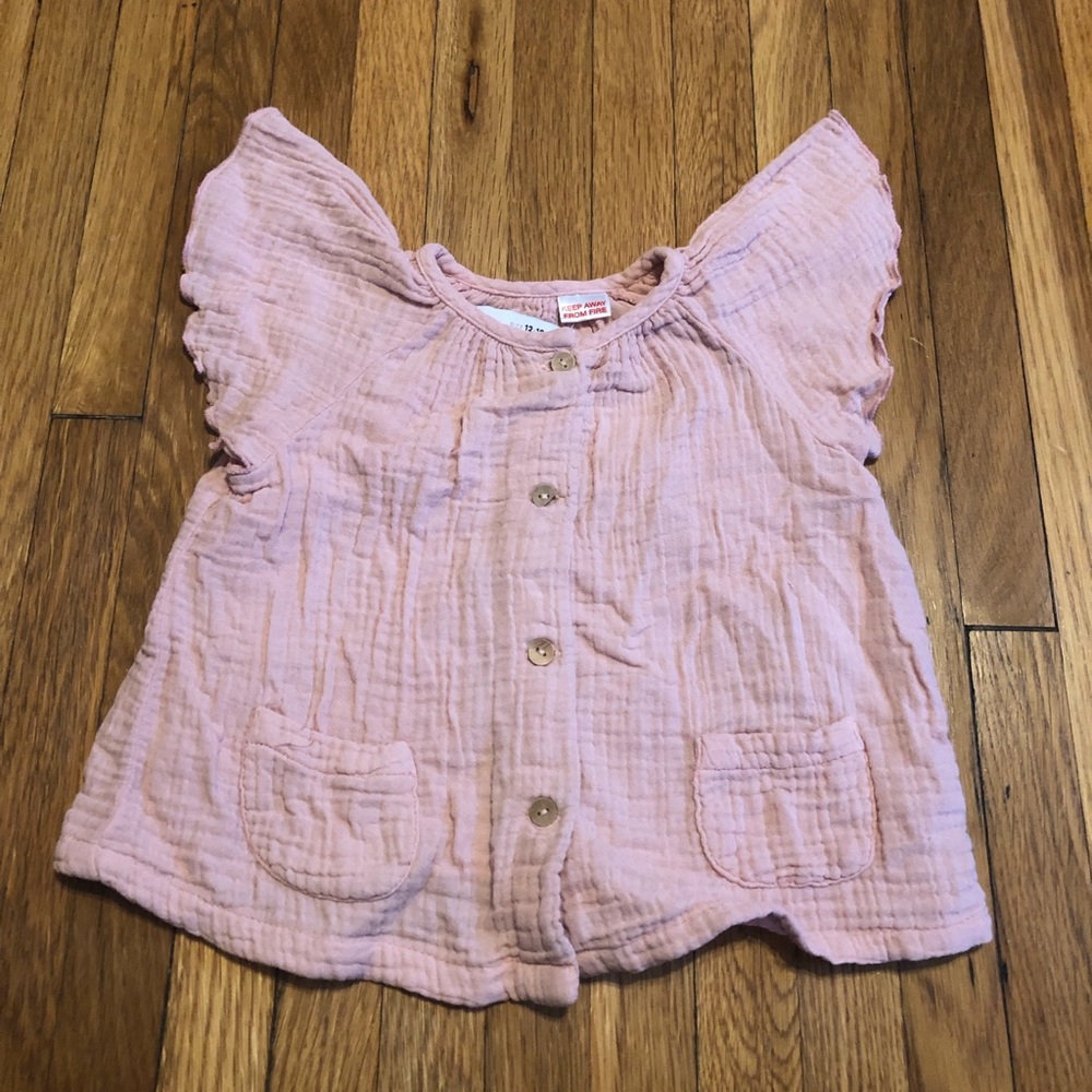 Zara 12-18M girls top